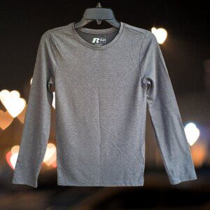 Russel Boys Long Sleeve Core T-Shirt Gray Size XXL (18)